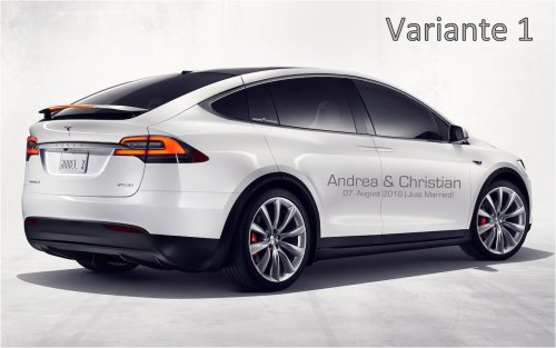 Tesla Beschriftung 1