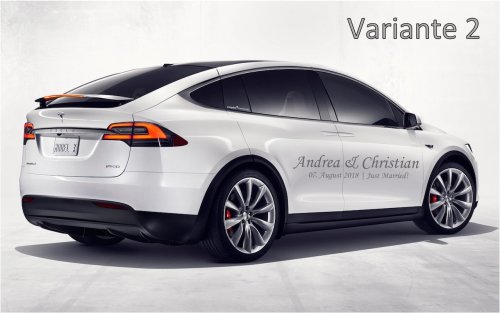 Tesla Beschriftung 2